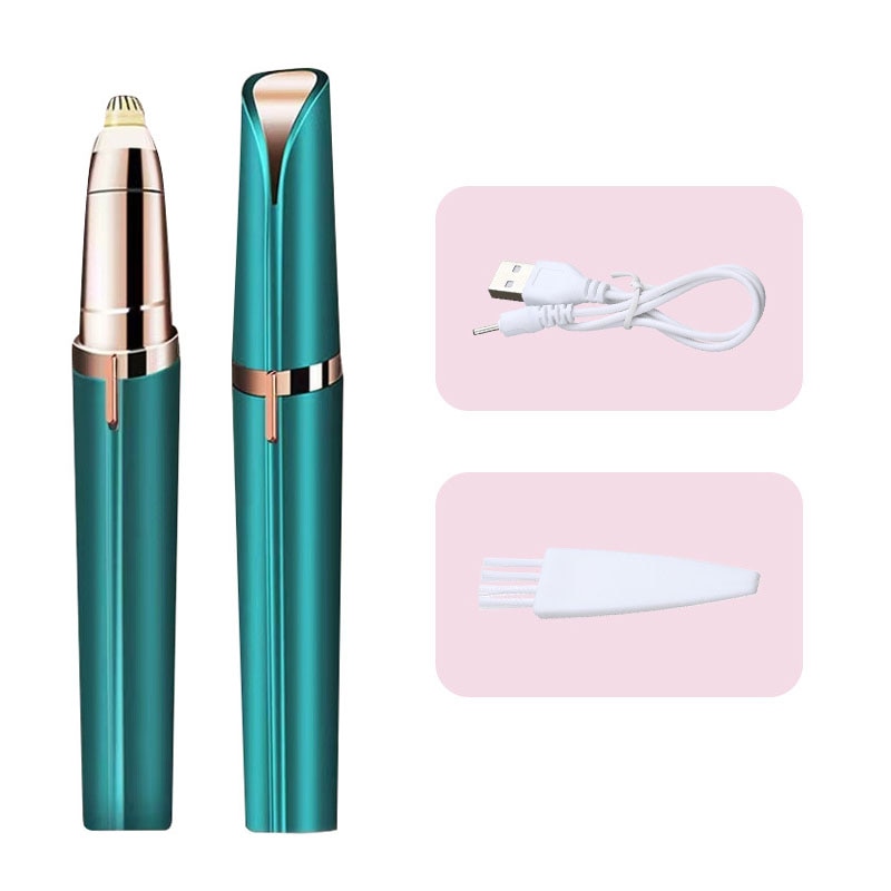 Women Electric Eyebrow Trimmer Security Hair Removal Eye Brow Epilator Mini Shaper Shaver Painless Razor Facial Hair Remover