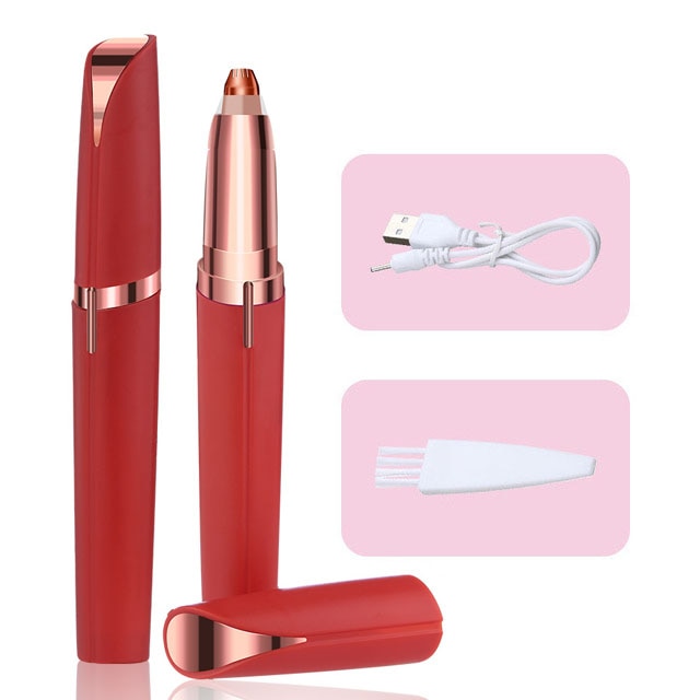 Women Electric Eyebrow Trimmer Security Hair Removal Eye Brow Epilator Mini Shaper Shaver Painless Razor Facial Hair Remover